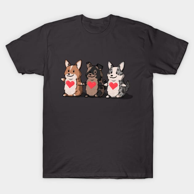 Corgi Love T-Shirt by CorinnaSchlachter